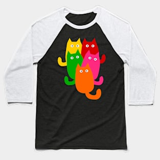 A bunch of cats Baseball T-Shirt